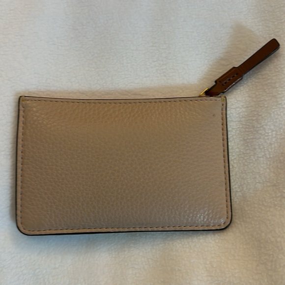 Tory Burch Perry color block top zip card case - Picture 4 of 5
